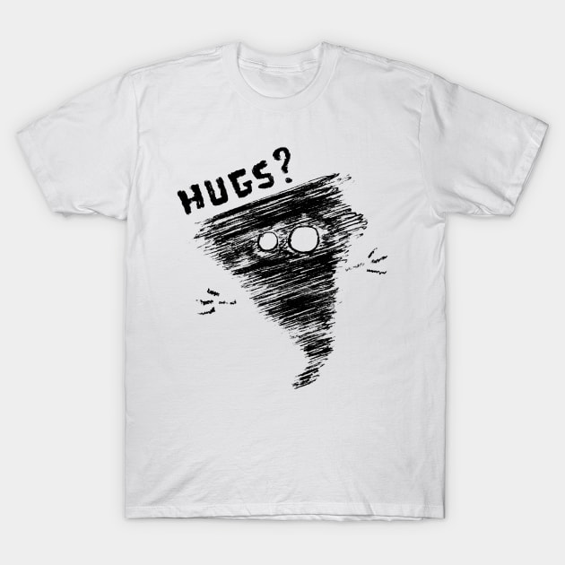 Alfonsino the hurricane (white) – Hugs? T-Shirt by LiveForever